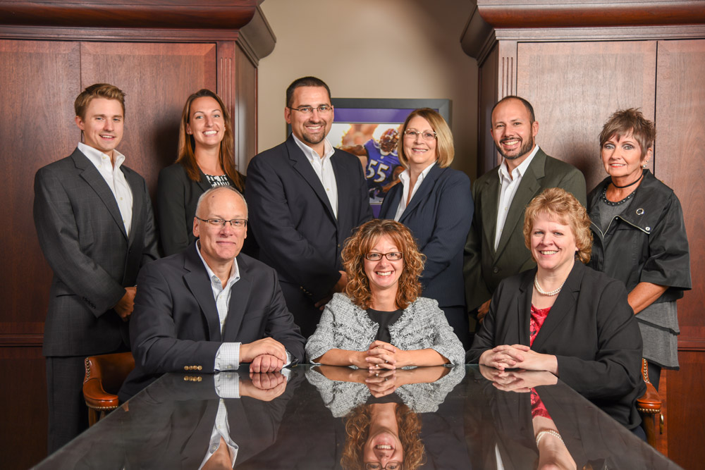 Team photo of the Maryland CPAs and business advisors at Fitzpatrick, Leary & Szarko.